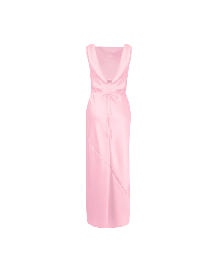 Firebird Cowl Gown (Pink) - First Date Rentals