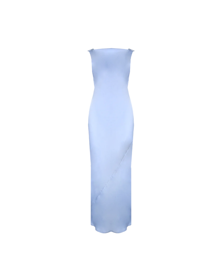 Firebird Cowl Gown (Blue) - First Date Rentals