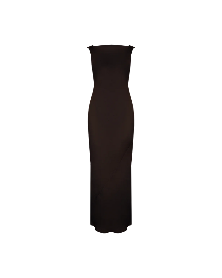 Firebird Cowl Gown (Espresso) - First Date Rentals