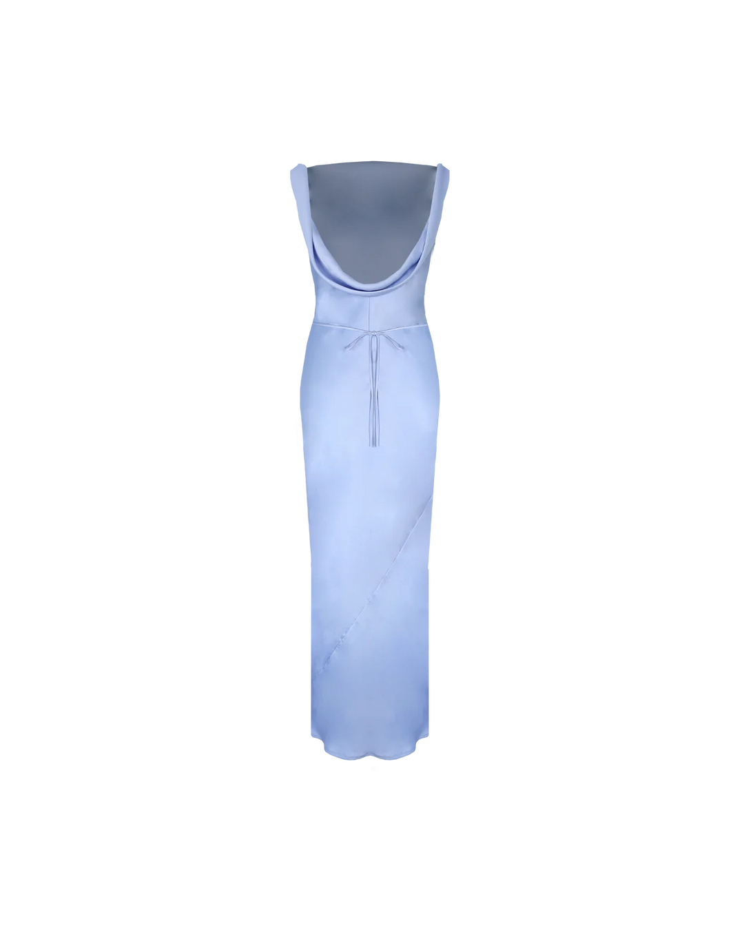 Firebird Cowl Gown (Blue) - First Date Rentals