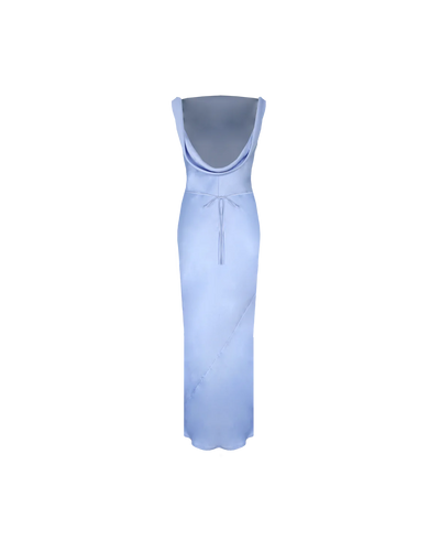 Firebird Cowl Gown (Blue)