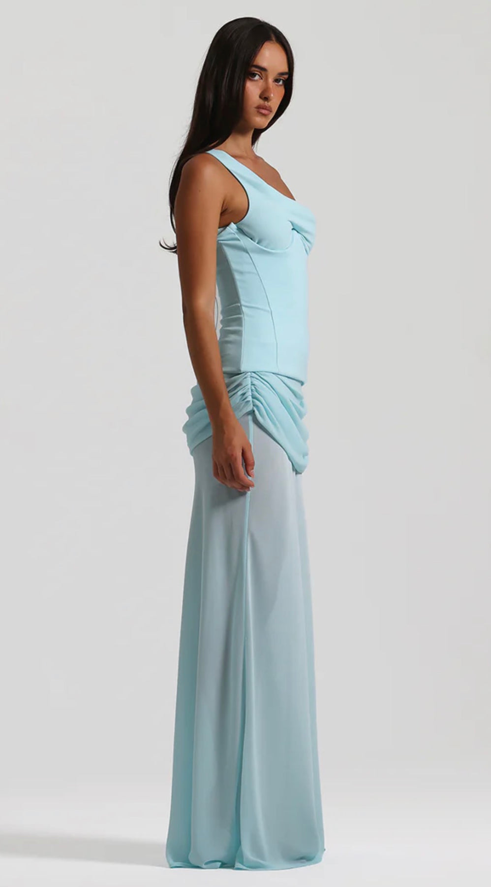 First Date Rentals Cadence Gown (Blue) - First Date Rentals