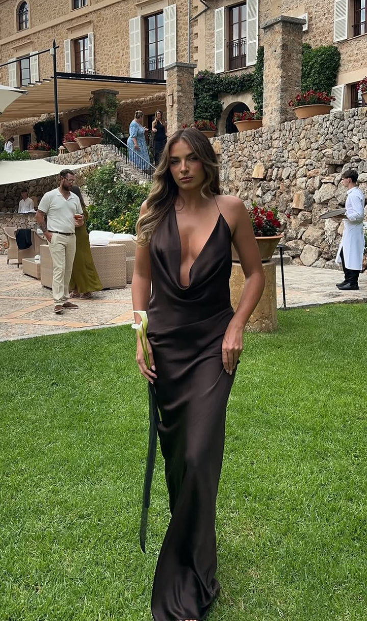 Gabi Gown (Espresso) - First Date Rentals