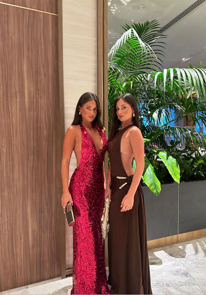 Liana Dress (Magenta)