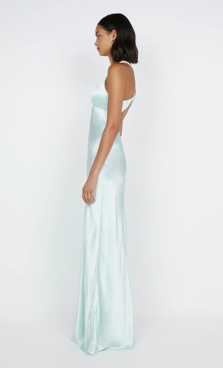 Maxina Crossover Dress (Mint) - First Date Rentals