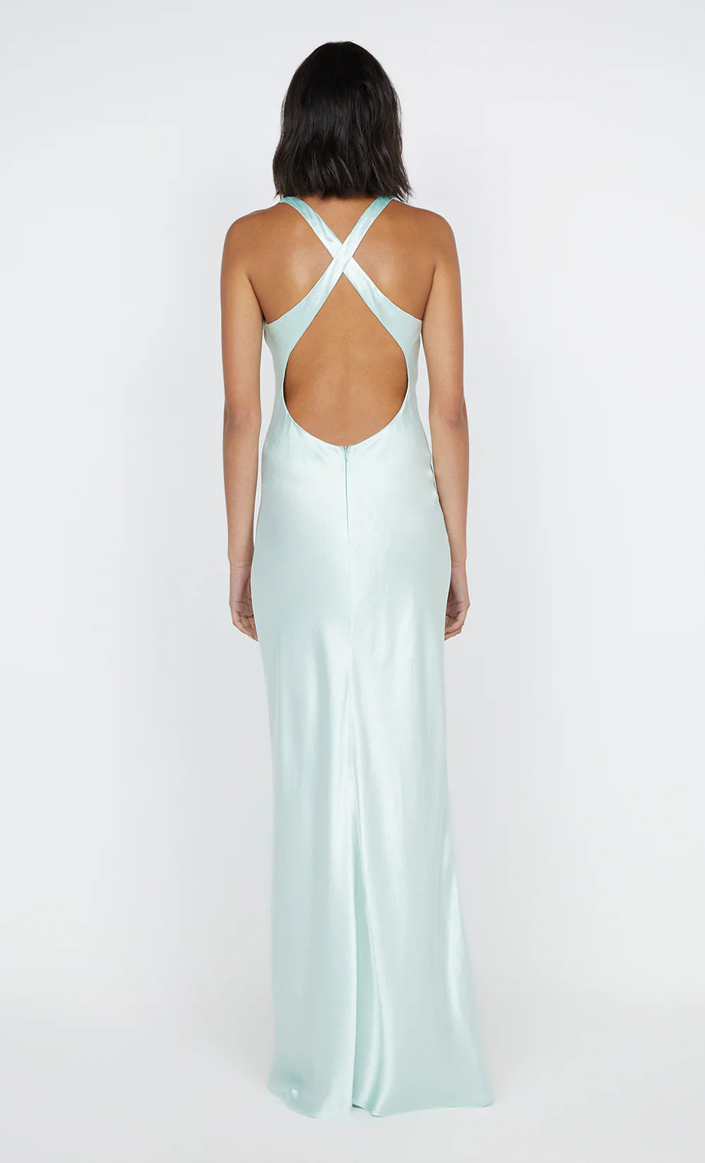 Maxina Crossover Dress (Mint) - First Date Rentals