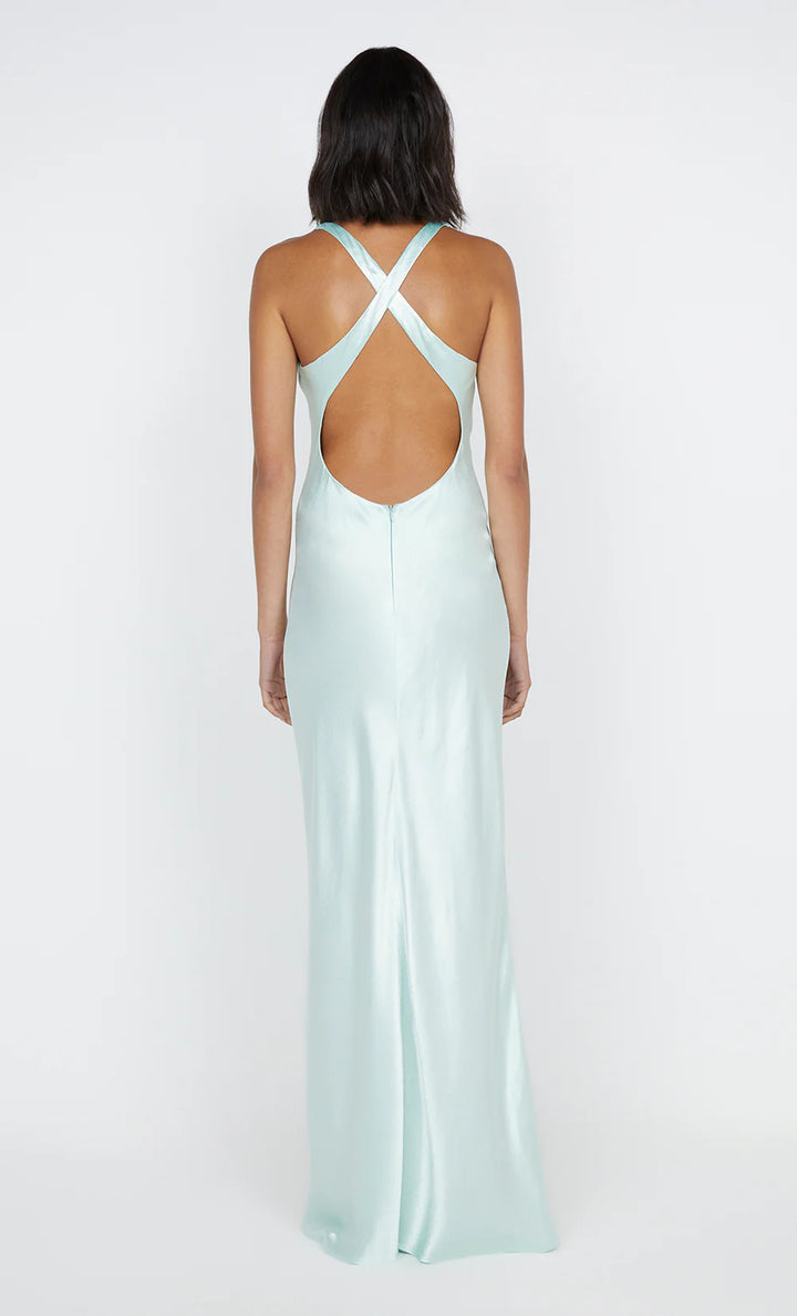 Maxina Crossover Dress (Mint) - First Date Rentals