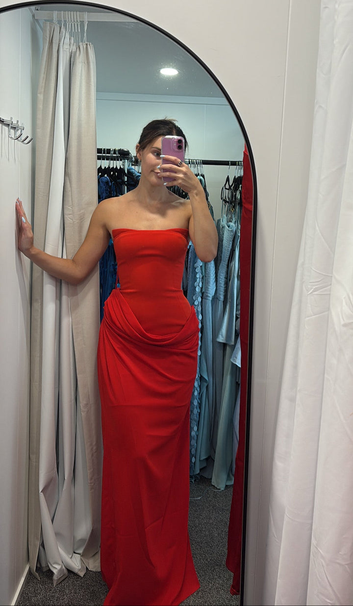 Kahlo Dress (Red)