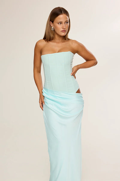 Huxley Gown (Aqua)