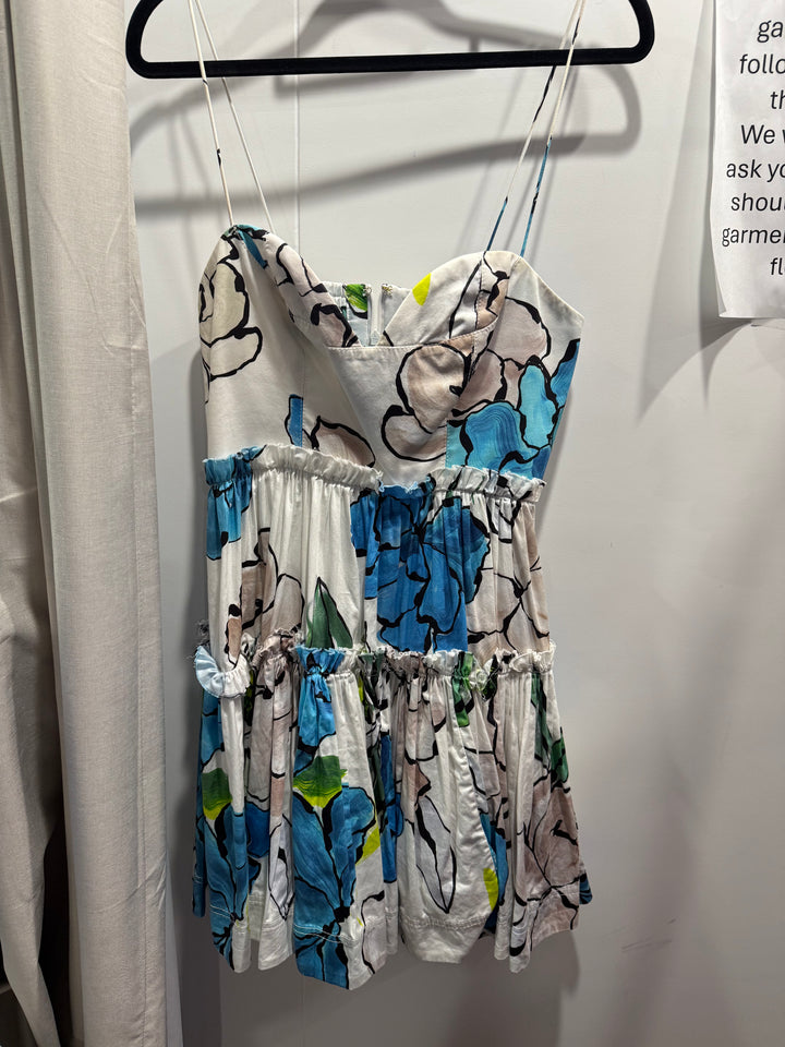 Maya Tiered Mini Dress (Camelia) FOR SALE - First Date Rentals