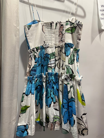 Maya Tiered Mini Dress (Camelia) FOR SALE - First Date Rentals