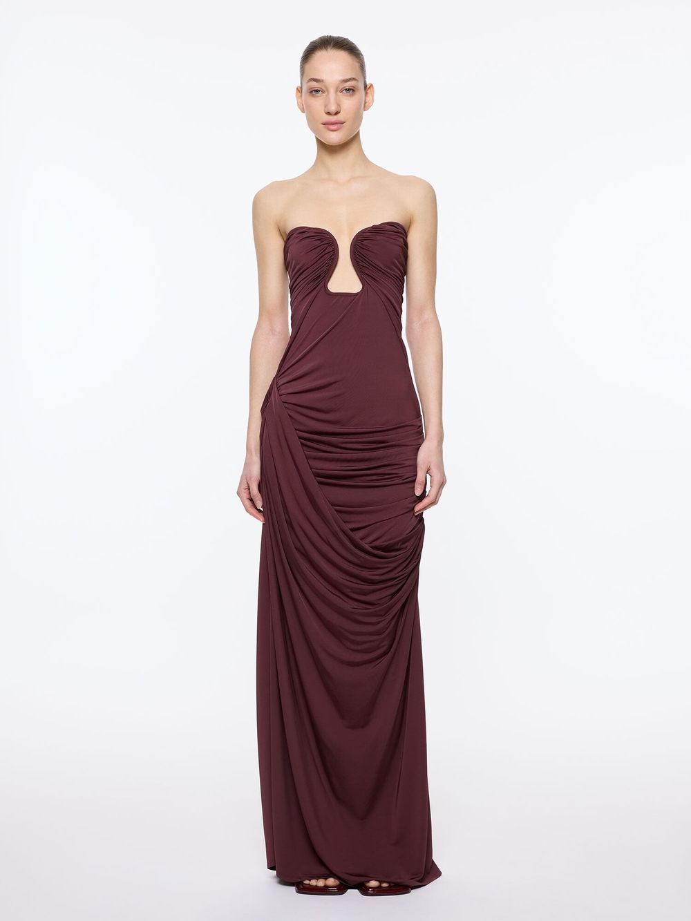 Val Dress (Oxblood)