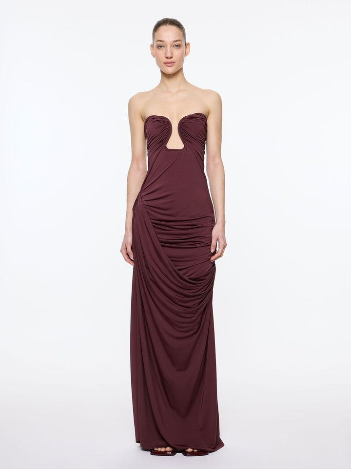 Val Dress (Oxblood)