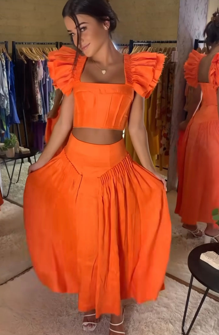 Imagination Yves Set (Orange) - First Date Rentals