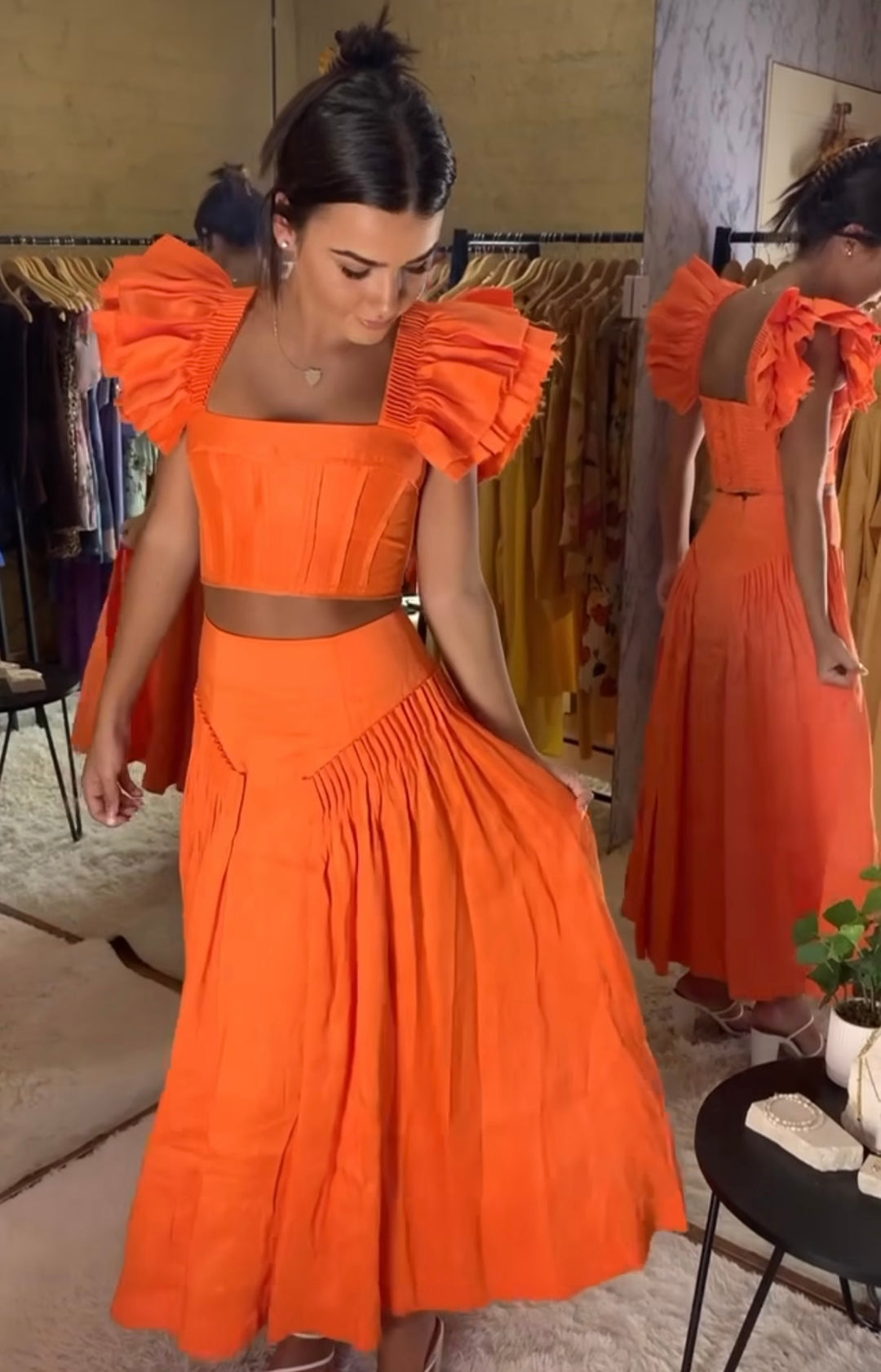 Imagination Yves Set (Orange) - First Date Rentals