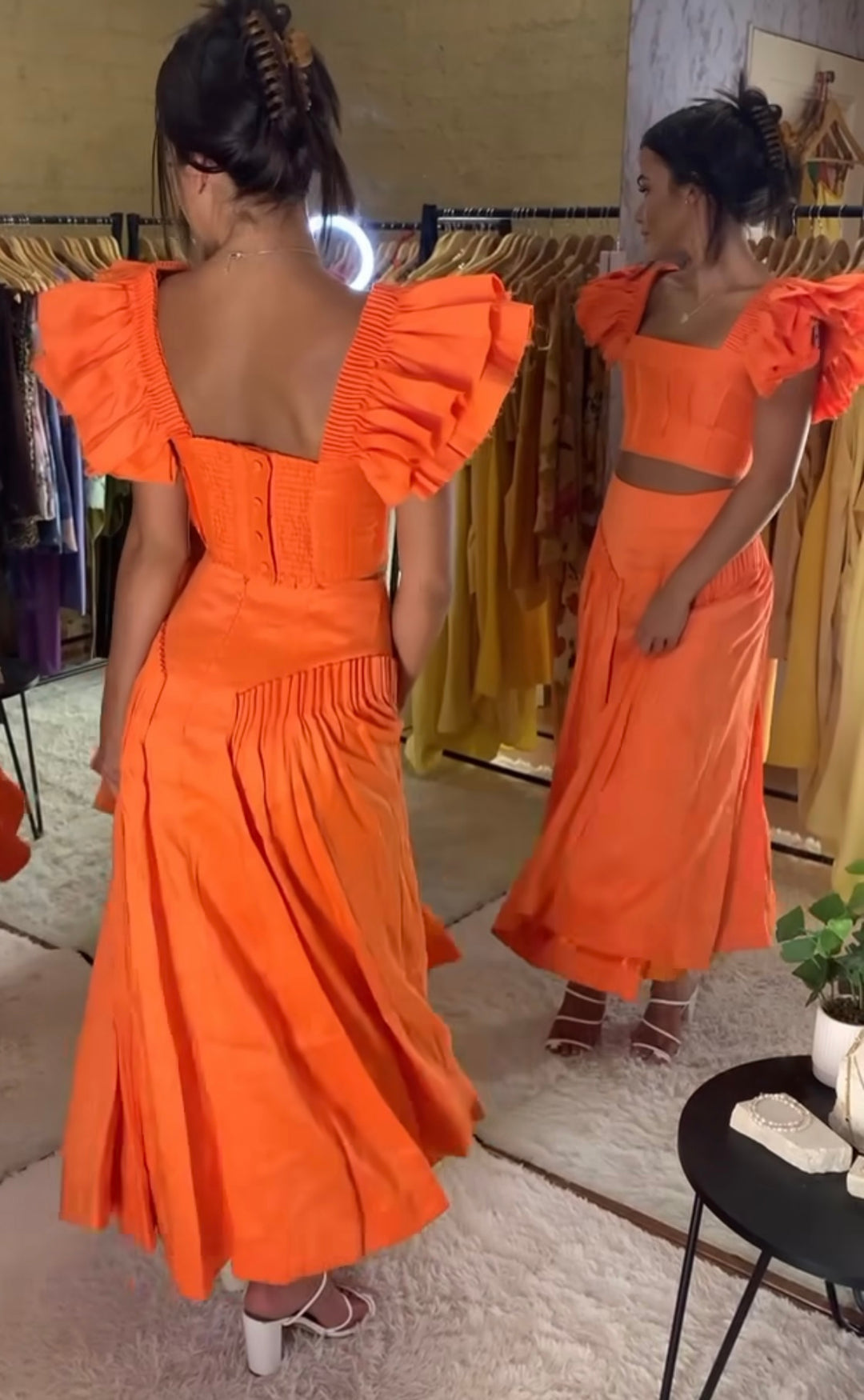 Imagination Yves Set (Orange) - First Date Rentals