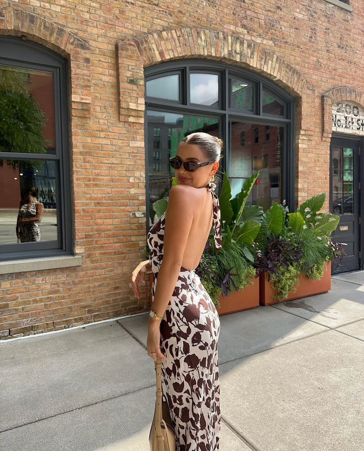 Simone (Chocolate Havana) Dress - First Date Rentals
