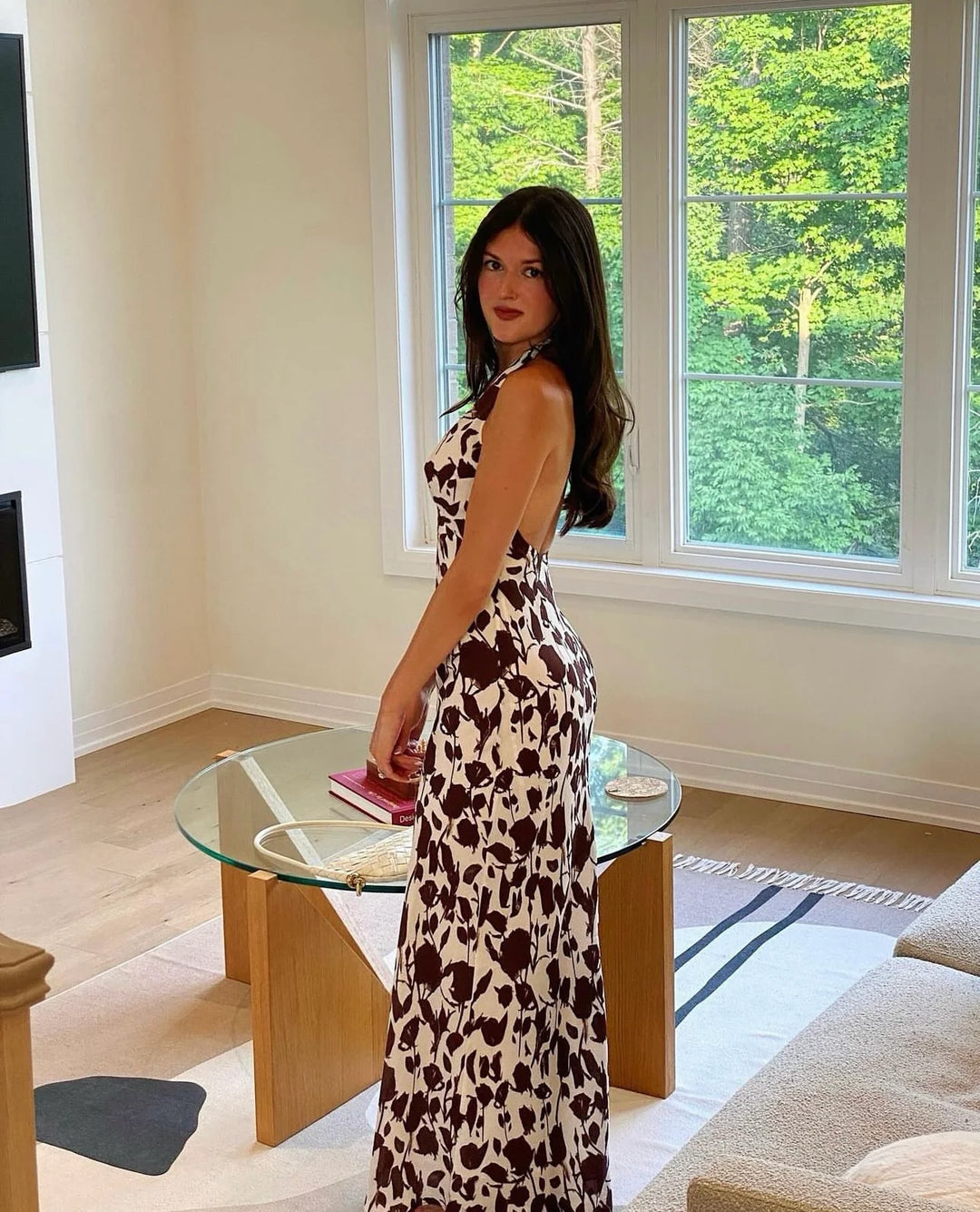 Simone (Chocolate Havana) Dress - First Date Rentals