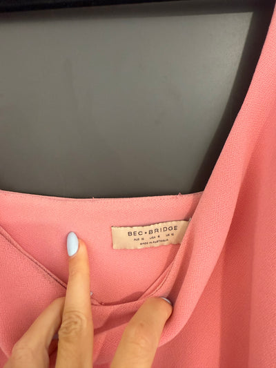 Paloma Mini Dress (Flamingo) FOR SALE