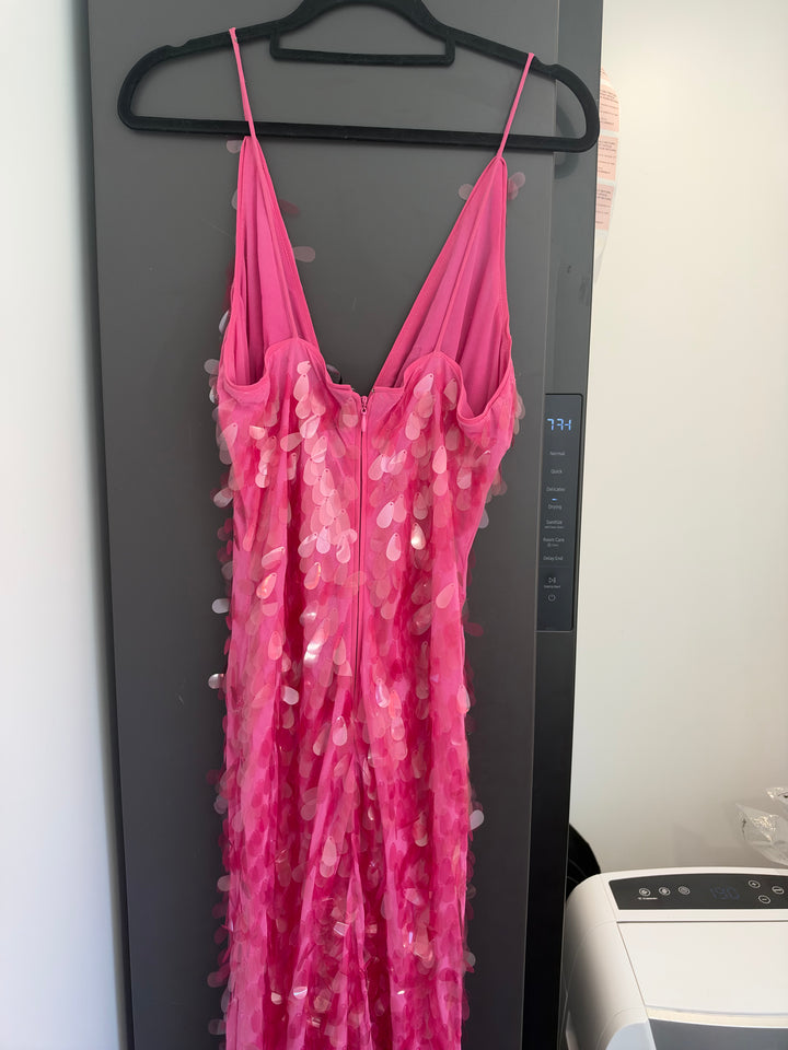 Sapphire Sequin Dress (Fuchsia) FOR SALE