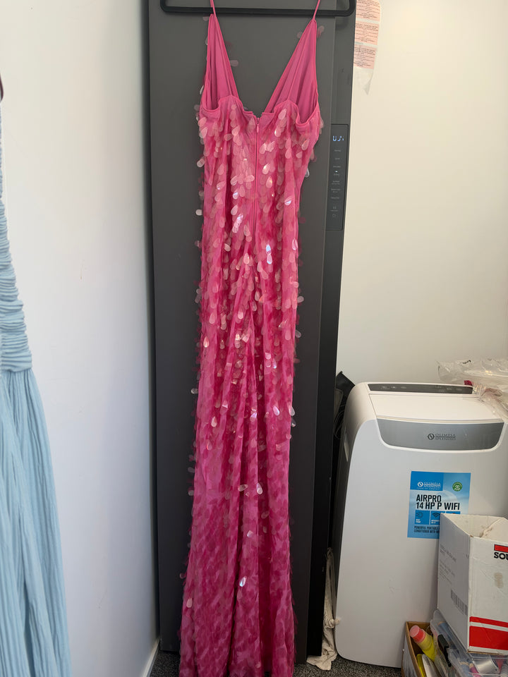 Sapphire Sequin Dress (Fuchsia) FOR SALE