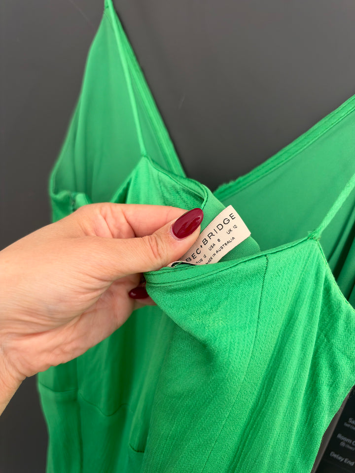 Loren Midi Dress (Emerald) FOR SALE