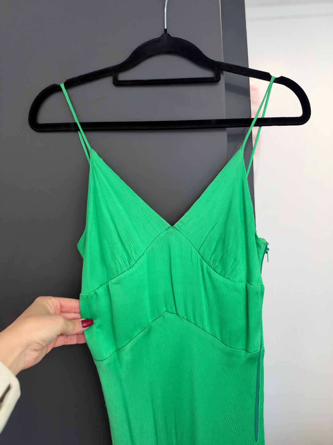 Loren Midi Dress (Emerald) FOR SALE
