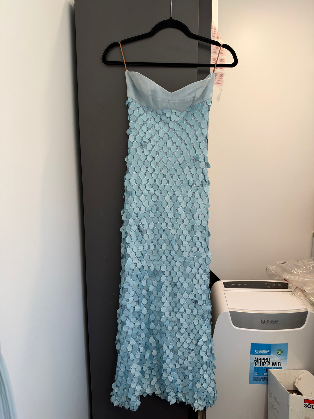 SUPREME EXTREME BALCONETTE DRESS (Aqua) FOR SALE