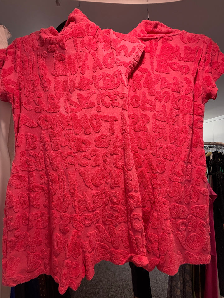 Towelling Playsuit (Pink) FOR SALE