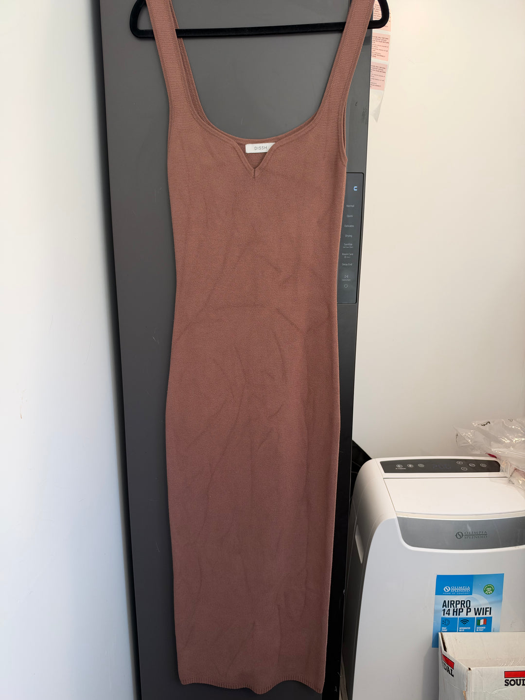 Tempo Chocolate Knit Midi FOR SALE