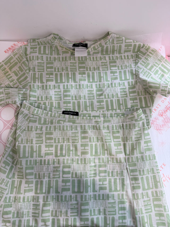 Monogram Set (Pistachio) FOR SALE - First Date Rentals