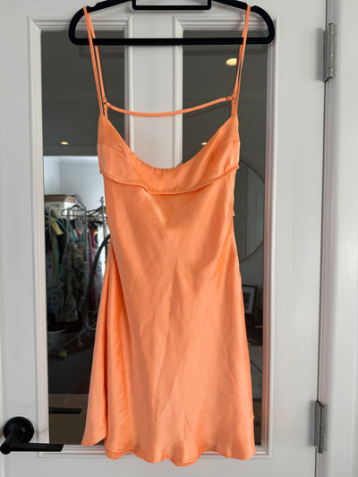 Satin Effect Cut Out Mini (Tangerine) FOR SALE