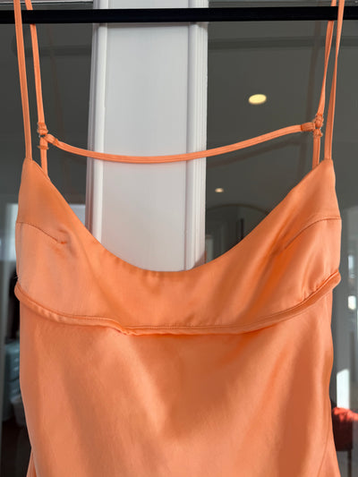 Satin Effect Cut Out Mini (Tangerine) FOR SALE