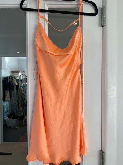 Satin Effect Cut Out Mini (Tangerine) FOR SALE