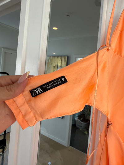 Satin Effect Cut Out Mini (Tangerine) FOR SALE