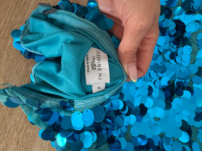Josephine Sequin Dress (Blue) FOR SALE