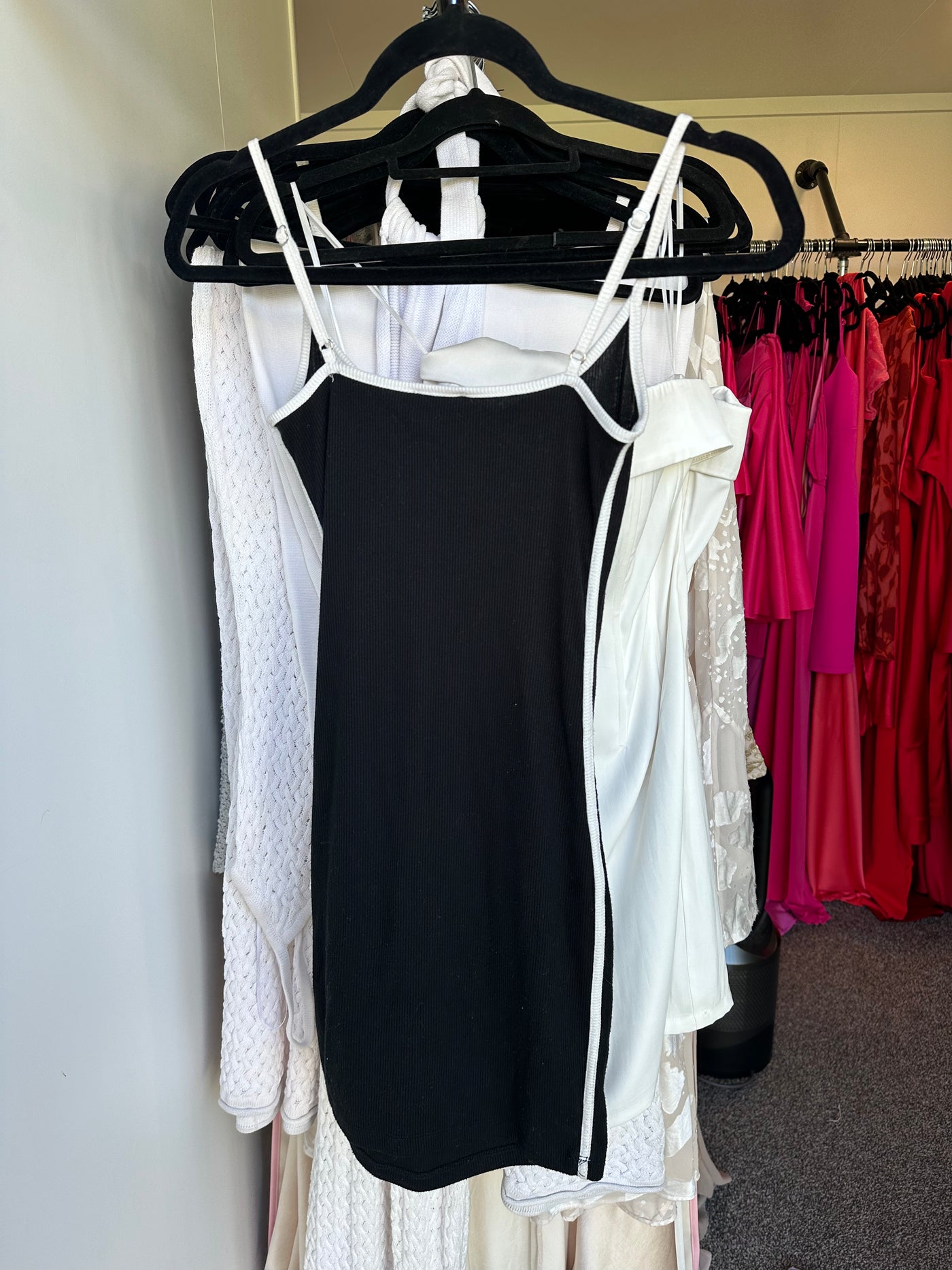 White Outline Dress FOR SALE