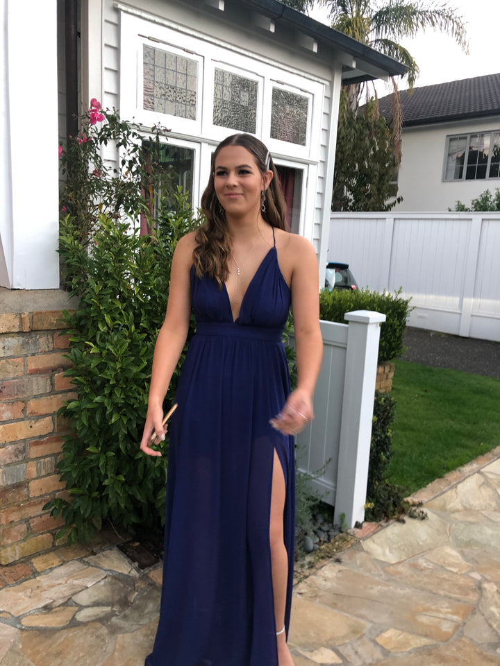 Navy Ball Dress FOR SALE