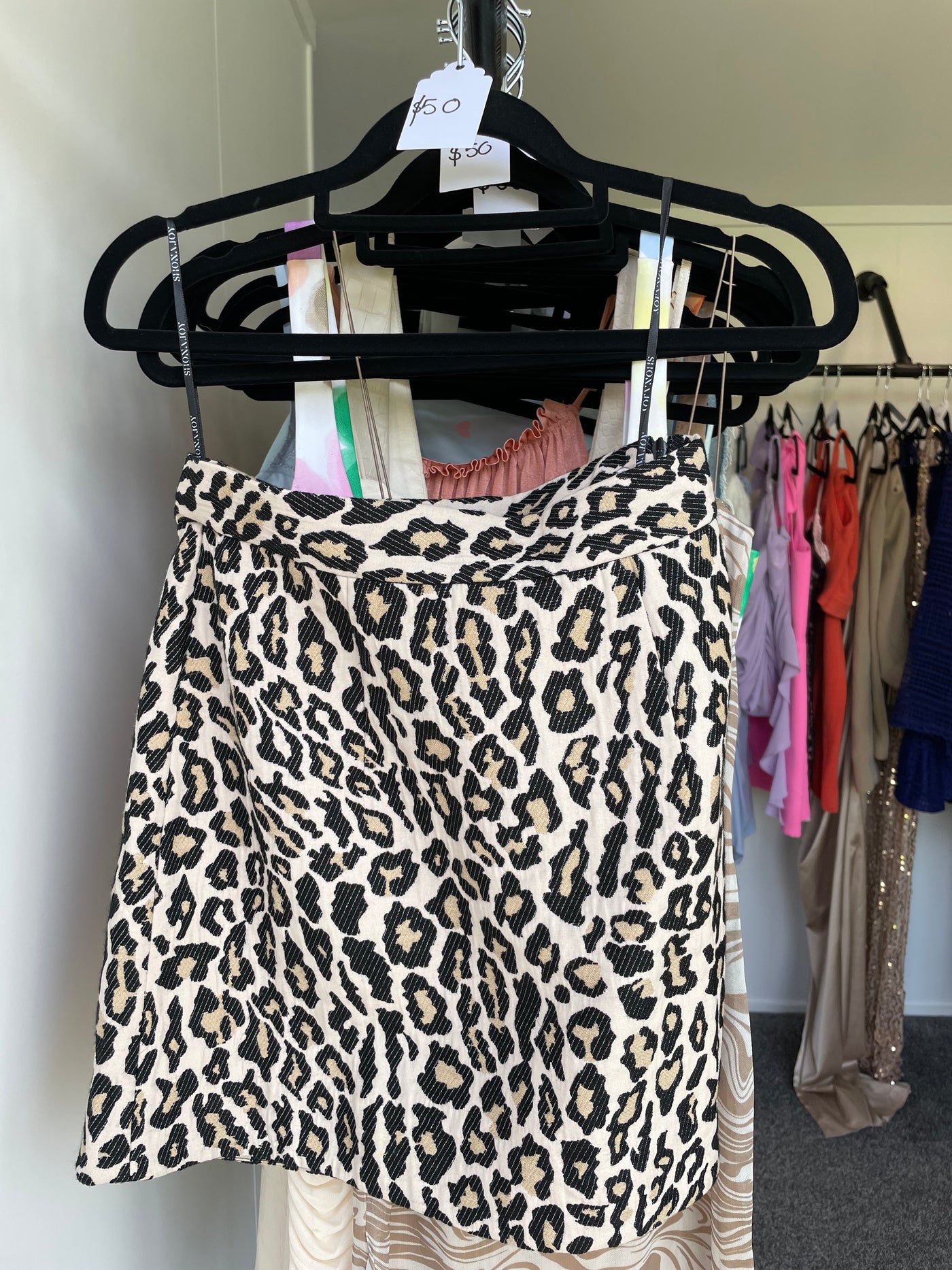 Leopard print wrap skirt nz online