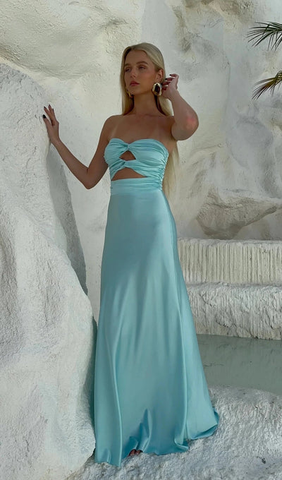 Inka Gown (Aqua)