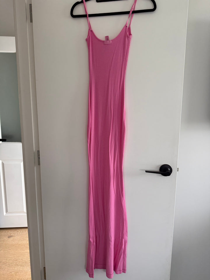 Long Slip Dress Bubblegum FOR SALE - First Date Rentals