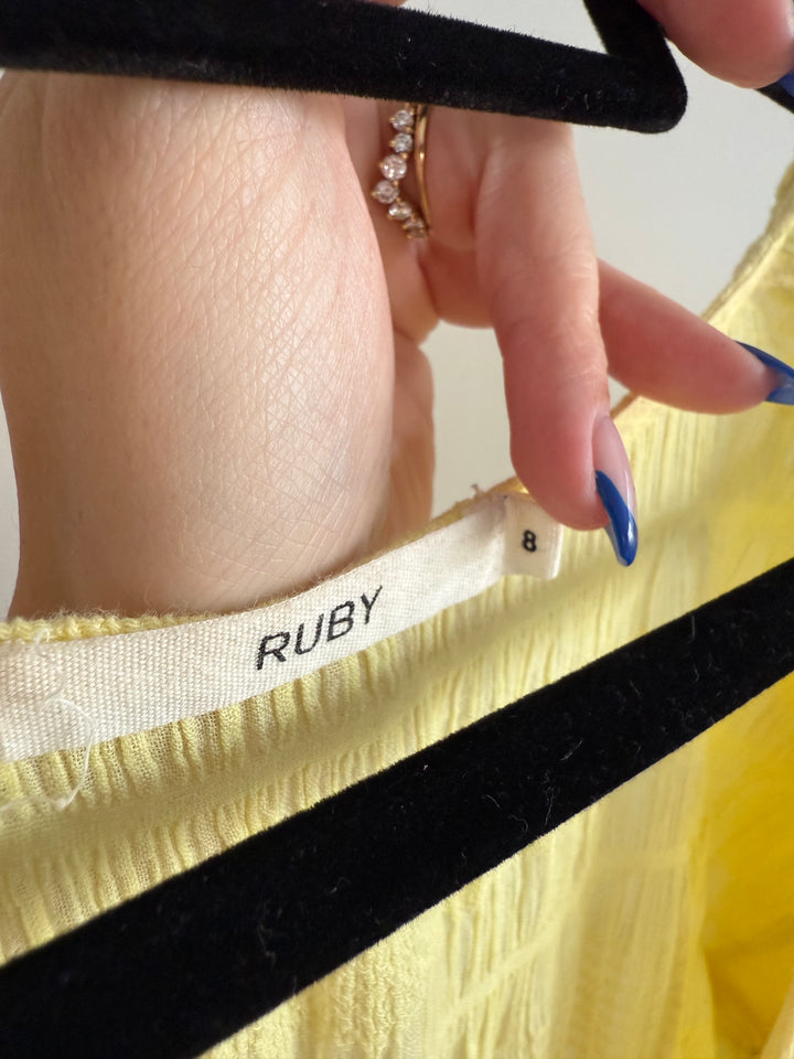 Mirella Dress (Yellow) FOR SALE - First Date Rentals