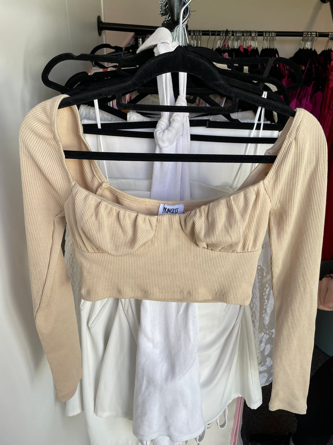 Cream LS Top FOR SALE - First Date Rentals