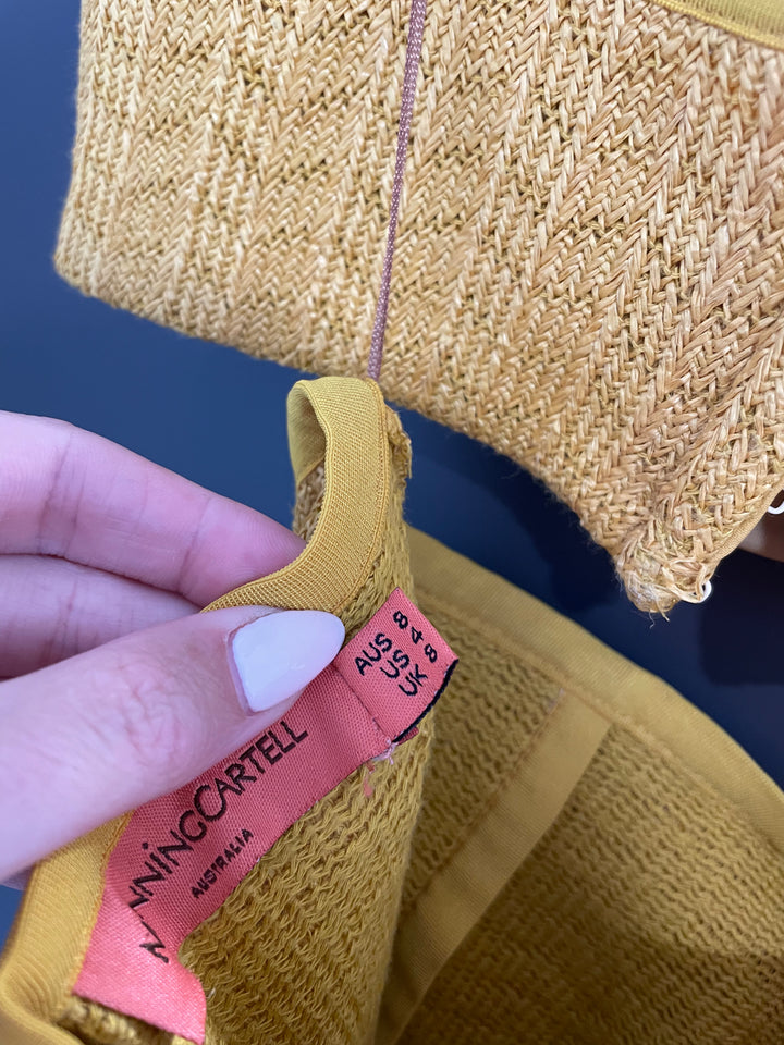 Weave Ochre Set FOR SALE - First Date Rentals