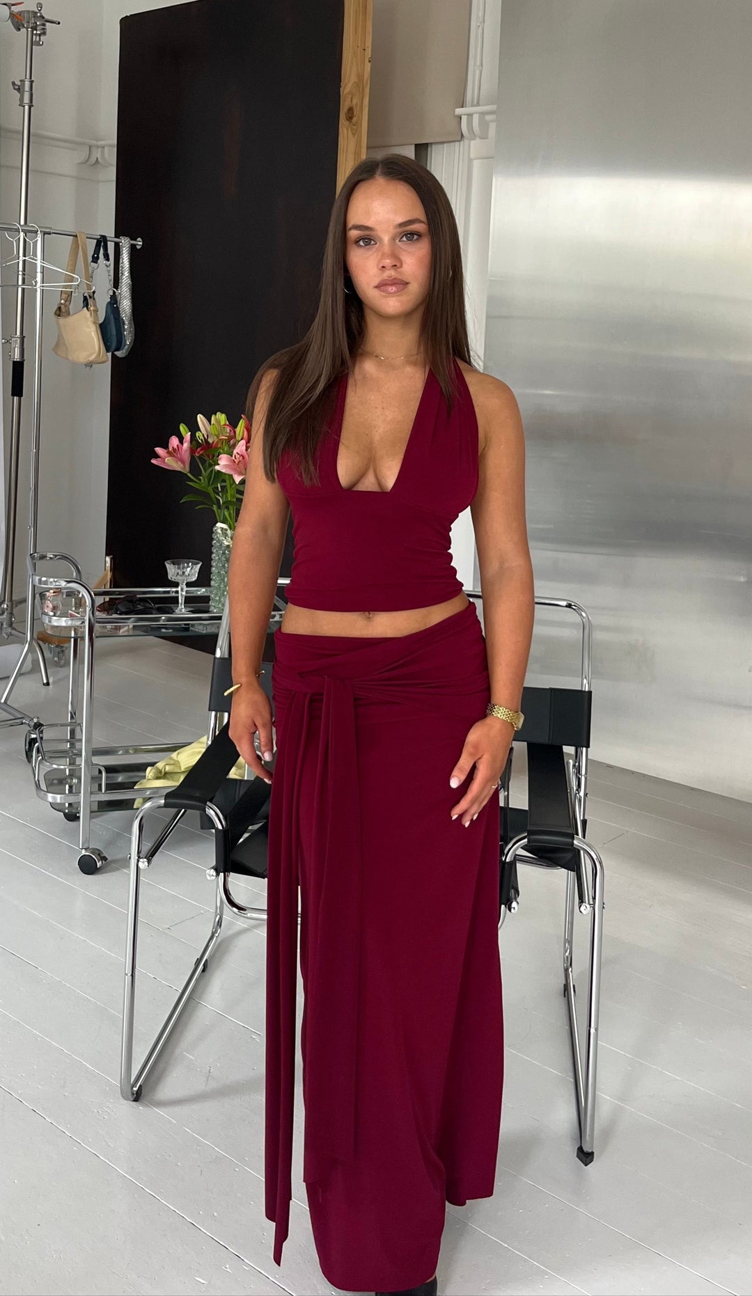Sofia Set (Burgundy) - First Date Rentals