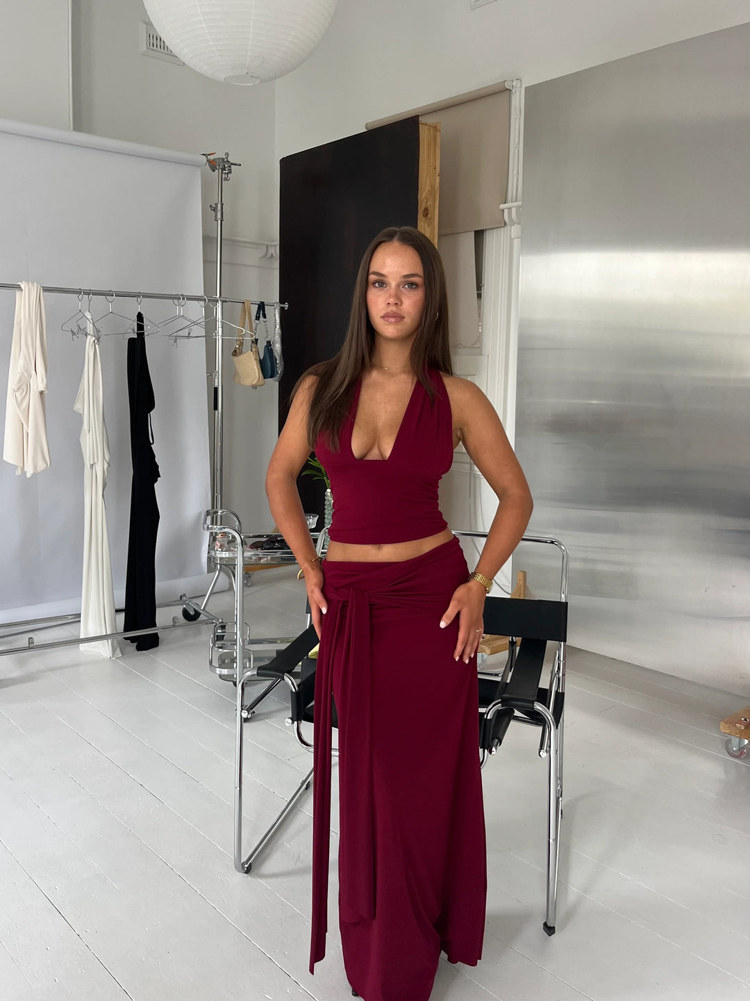 Sofia Set (Burgundy) - First Date Rentals