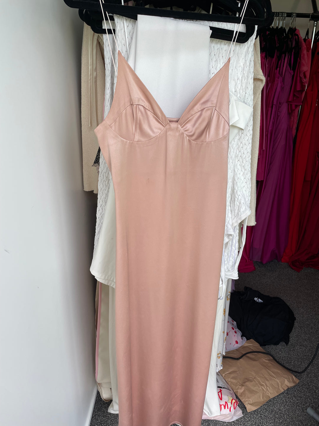 Greta Dress (Pink) FOR SALE Natalie Rolt