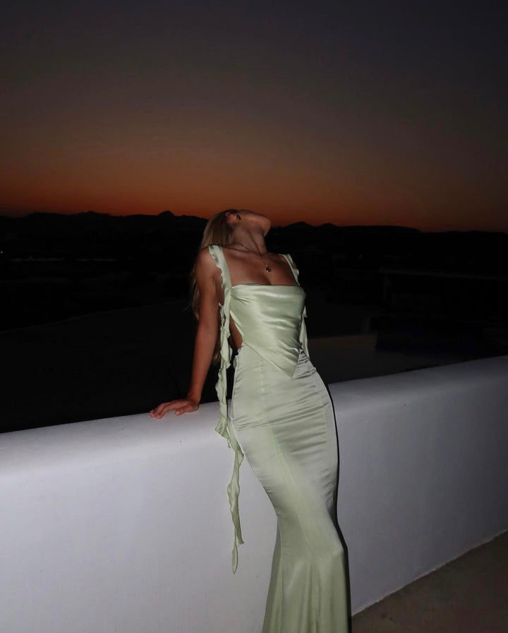 Caroline Dress (Green) - First Date Rentals Caroline Dress (Green) - First Date Rentals