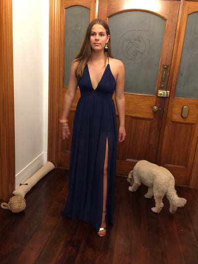 Navy Ball Dress FOR SALE