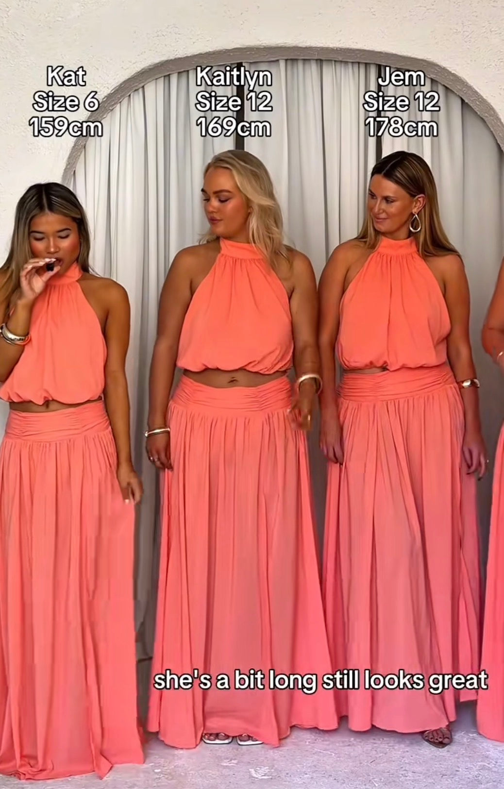Melanie Set (Coral)